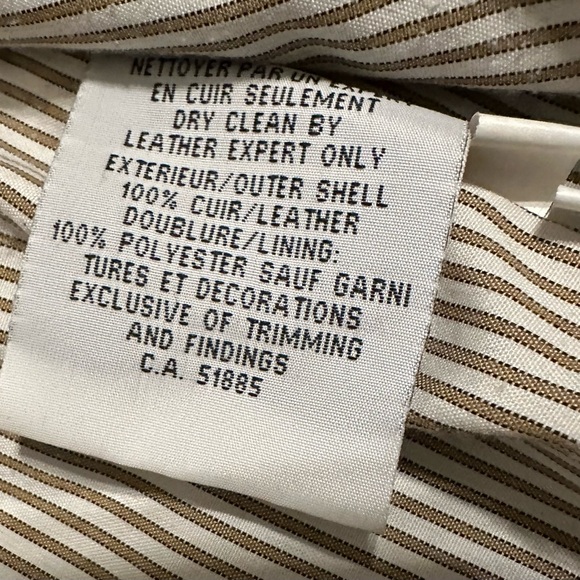 B & C (BOD & Christensen) Brown Leather Jacket in a size Medium - Picture 8 of 11